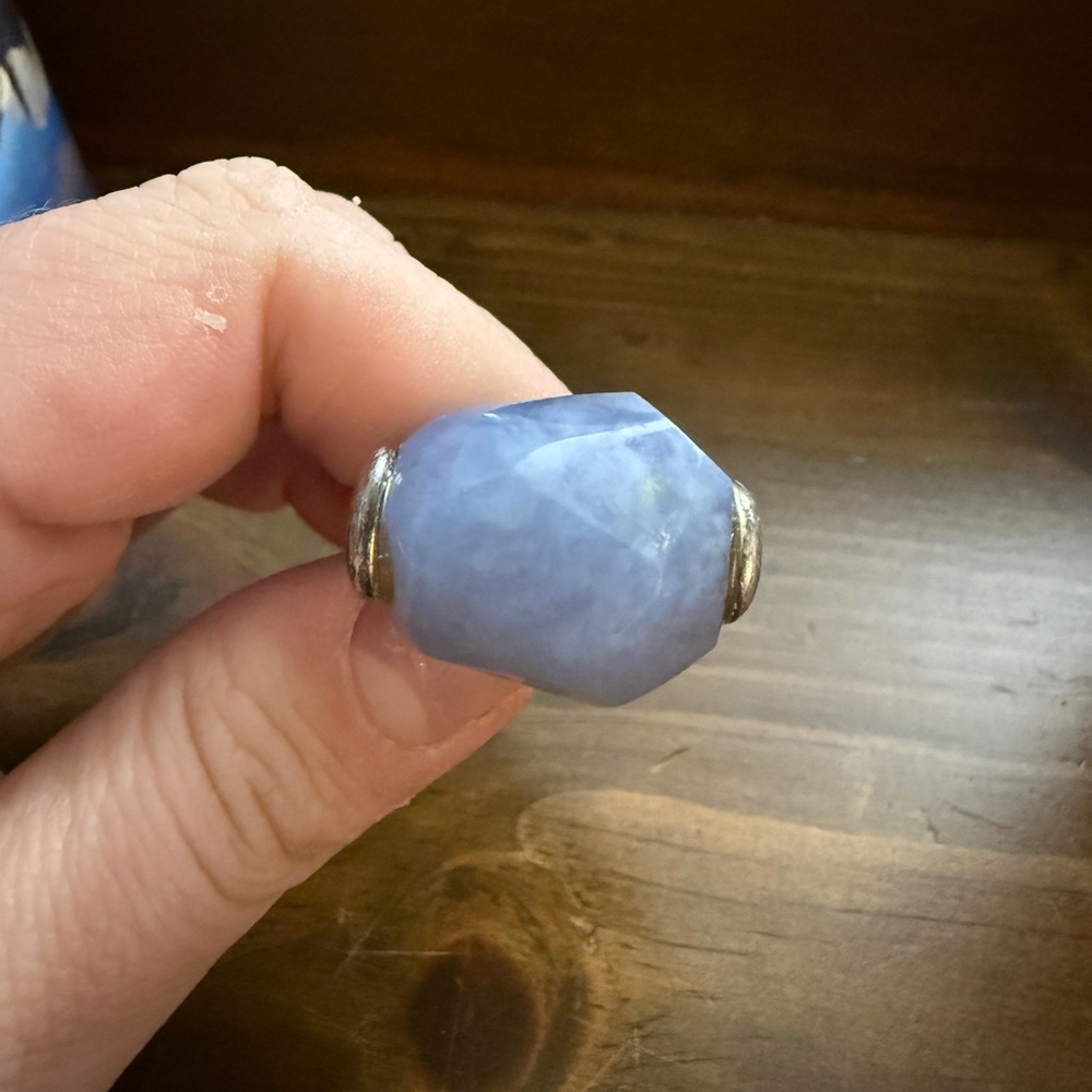 Elegant Blue Stone Ring